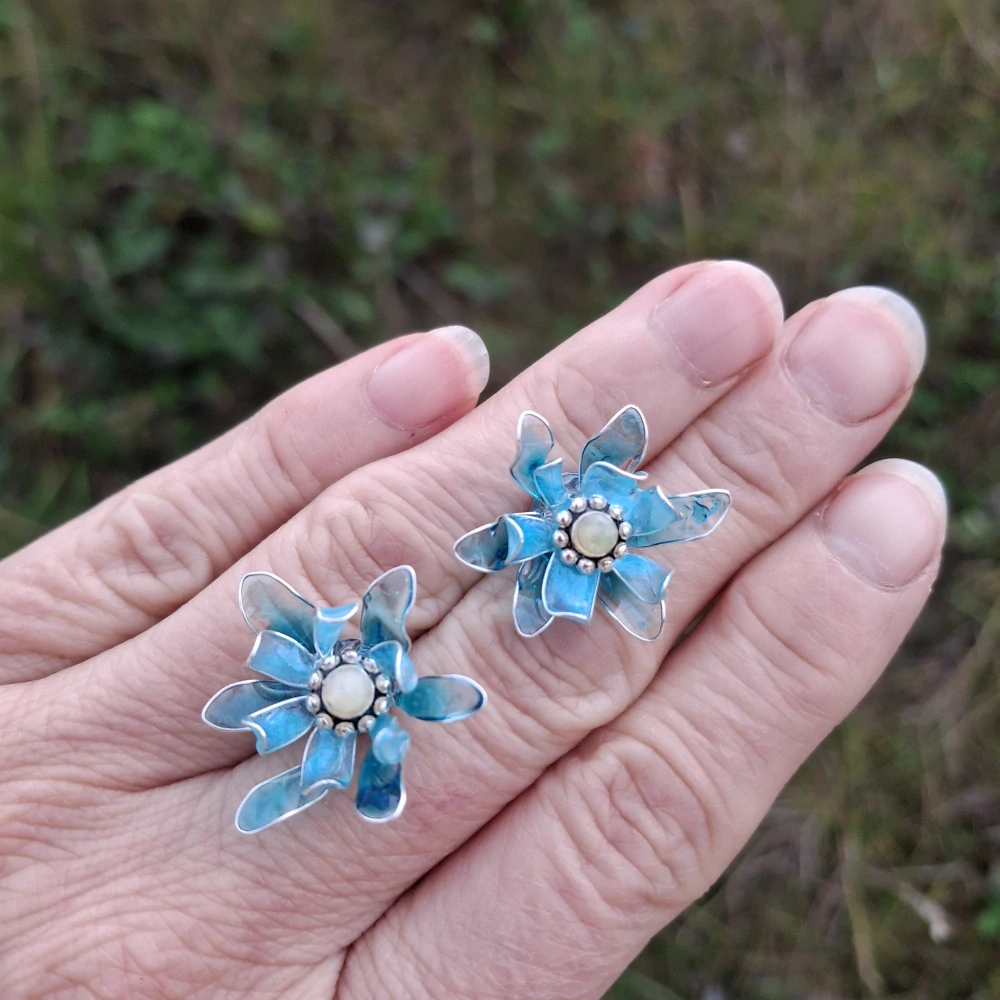 Náušnice blue