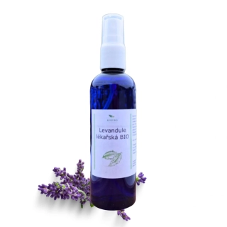 Květinová voda - Levandule lékařská BIO  rozprašovač100 ml