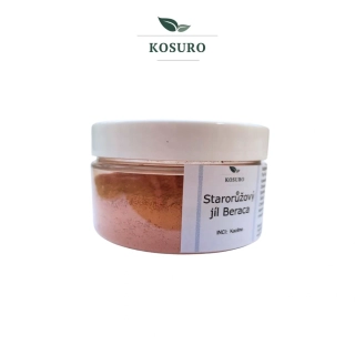 Starorůžový jíl Beraca 50 g