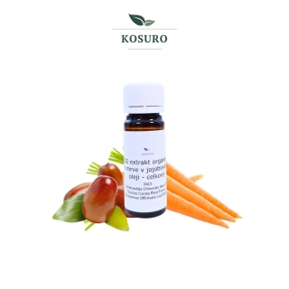 Organický CO2 extrakt z mrkve v jojobě - 10 ml